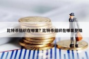 比特币组织在哪里? 比特币组织在哪里登陆
