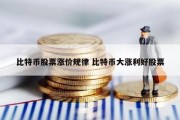 比特币股票涨价规律 比特币大涨利好股票